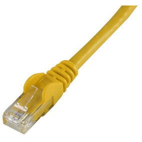 PRO SIGNAL - Snagless Cat6 UTP LSOH Ethernet Patch Lead, Yellow 15m