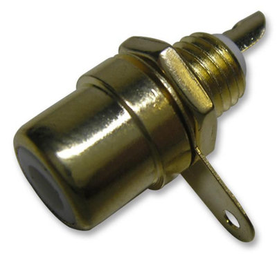 PRO SIGNAL - Socket, Phono, Gold / White