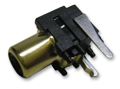 PRO SIGNAL - Socket, Phono, PCB, Gold / Black, 2 Pack
