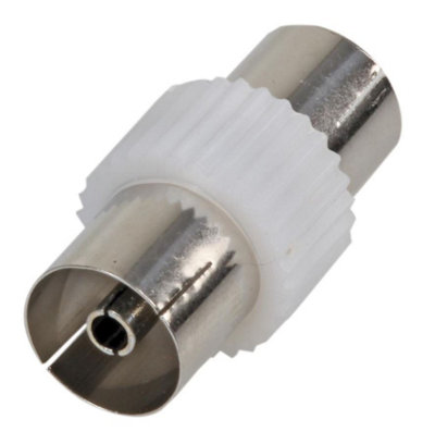 PRO SIGNAL - TV Coax Socket to TV Coax Socket Coupler / Adapotor, 75 Ohm