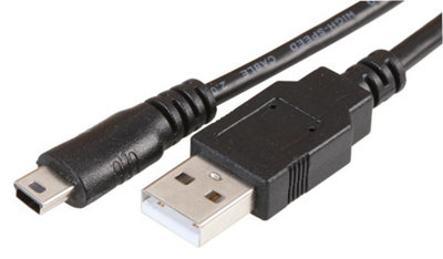 PRO SIGNAL - USB 2.0 A to Mini USB B (5 Pin) Male to Male Lead, 2m Price Comparisons | Compare The Build