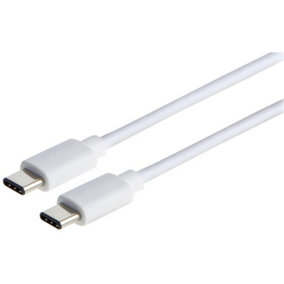 PRO SIGNAL - USB 2.0 Type-C to USB Type-C Cable, 0.5m White