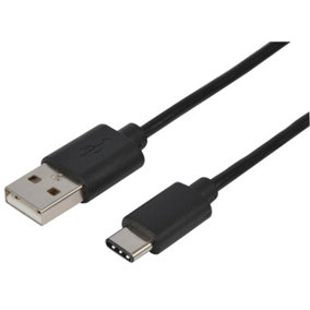 PRO SIGNAL - USB-A Male to USB-C Male USB 2.0 Lead, 0.5m