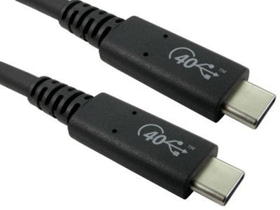 PRO SIGNAL - USB-C Plug to USB-C Plug Certified USB4 Lead, 0.8m Bulk