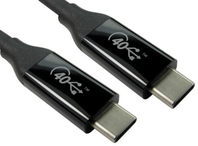 PRO SIGNAL - USB-C Plug to USB-C Plug Certified USB4 Lead, 0.8m Retail
