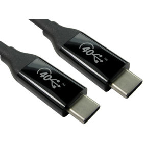 PRO SIGNAL - USB-C Plug to USB-C Plug Certified USB4 Lead, 0.8m Retail