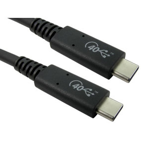 PRO SIGNAL - USB-C Plug to USB-C Plug Certified USB4 Lead, 1m Bulk