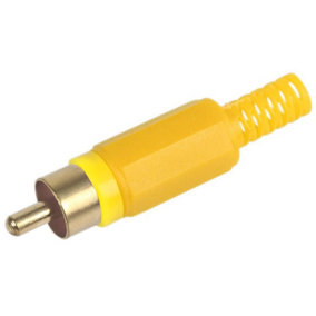 PRO SIGNAL - Yellow Phono Plugs, Pack of 10