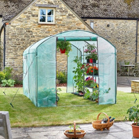Pro-Tunnel GroZone Max Garden Greenhouse - Germinate Seeds, Propagate Plants & Grow Exotic Fruit & Veg - H190 x W200 x D300cm