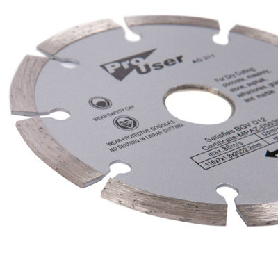 Pro User - Dry Diamond Cutting Disc - 115mm (4.5")