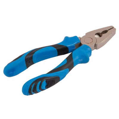 Pro User - Forged Steel Combination Pliers - 15cm - Blue