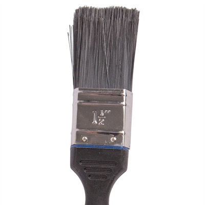 Pro User - No Bristle Loss Plastic DIY Paint Brush - 4cm - Black