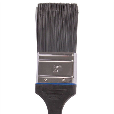 Pro User - No Bristle Loss Plastic DIY Paint Brush - 5cm - Black