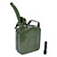 Pro User - Steel Jerry Can Spout - 22cm - Green
