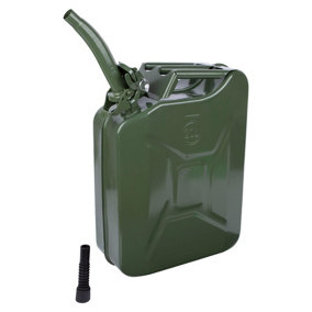 Pro User - Steel Jerry Can with Spout - 20L - Green