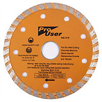 Pro User - Wet & Dry Diamond Cutting Disc - 115mm (4.5")