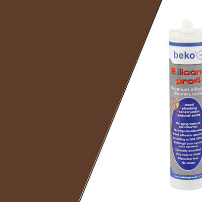 Pro4 Premium Silicone - Quadruple Application - 310ml Dark Brown / Mahogany / Teak