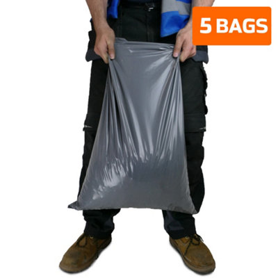 PRObag - Polythene Rubble Sacks - ULTRA Heavy Duty Rubble Bags - Extra THICK Industrial Grade Builders Rubble Bags