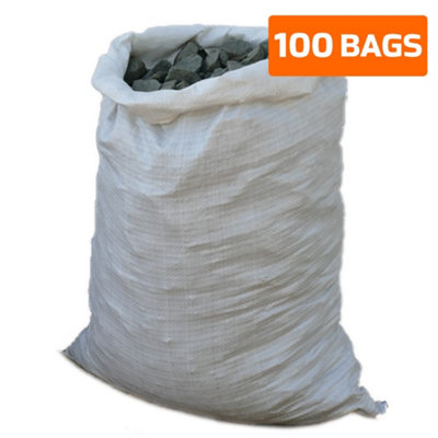 PRObag- Woven Rubble Sacks - HEAVY DUTY - Industrial Grade Builders Sack - Woven PP Sacks - Thick, strong & robust sacks