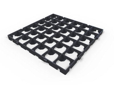 ProBase 12ft x 12ft Garden Shed Base Kit - 64 ProBase Grids + 4 Anchor Blocks - Includes heavy duty membrane and delivery