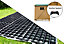 ProBase 12ft x 8ft Garden Shed Base Kit - 40 ProBase Grids + 4 Anchor Blocks - Includes heavy duty membrane and delivery