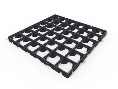 ProBase 7ft x 3ft Garden Shed Base Kit - 10 ProBase Grids + 4 Anchor Blocks - Includes heavy duty membrane and delivery