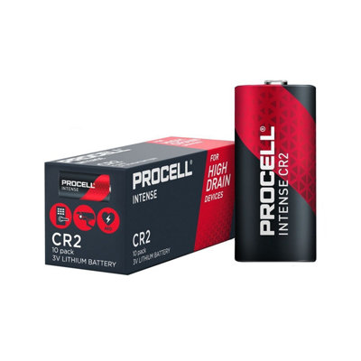 Procell Intense CR2 3V Lithium Battery - Pack of 10