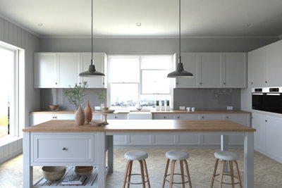 Proclad Grey PVC Kitchen Splashbacks-2440x1220x2.5mm - Offer includes 1 ...