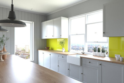 Proclad Lime PVC Kitchen Splashbacks-2440x600x2.5mm - Offer includes 1 ...