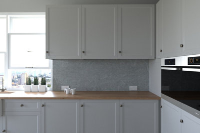 Proclad Pietra Grey Laminate Splashback for Kitchens-2400x600x10mm - Offer includes 1 tube Proclad adhesive