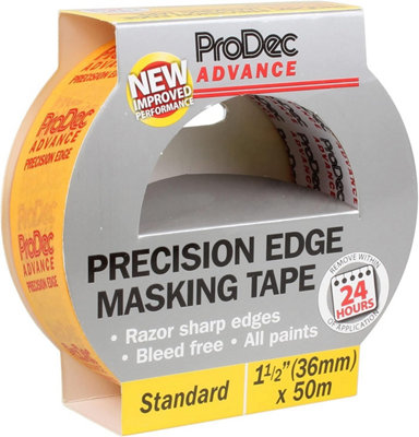 ProDec Advance 36mm (1.5 inch) x 50m Precision Edge Multi Surface ...