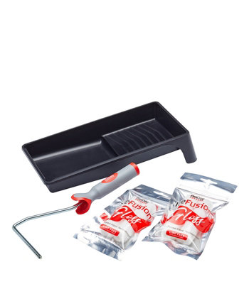 6-Pack Mini Paint Foam Roller Set With Tray – 4 Inch For Gloss & Emulsion