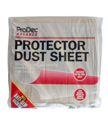 ProDec Protector Dust Sheet - Waterproof and Anti Slip - 3.7m x 3.7m ...