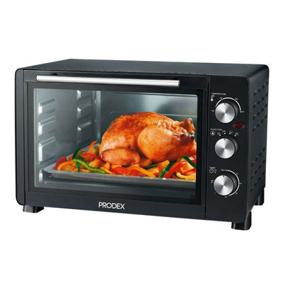 Prodex PX7030B Tabletop Mini Oven, 30 Litre , 1500W, Black