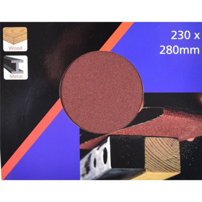 Production Paper Sanding Sheets 230 x 280mm 60 Grit Pack of 25 by Ufixt
