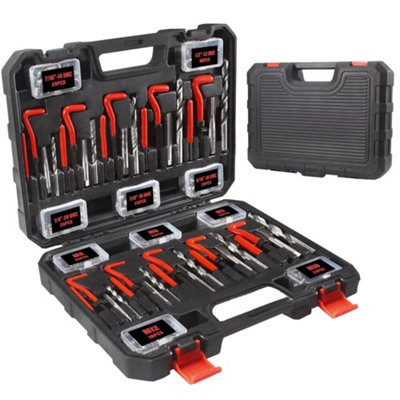 Professional 270pc Thread Repair Kit - Metric (M5-M12) & Imperial (1/4 ...