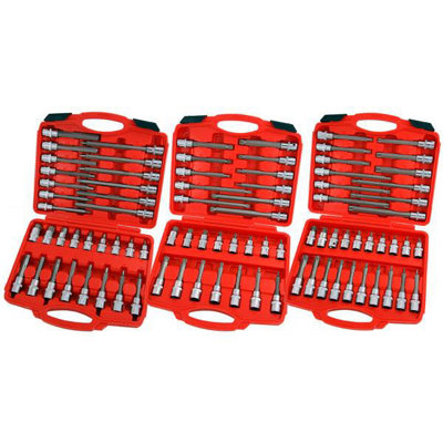 thumbnail interactive-video image 1 of Neilsen 6pc Spline Bit Socket Set – 1/2" Drive, 45mm & 75mm Long, Metric M14-M18 1 of 2