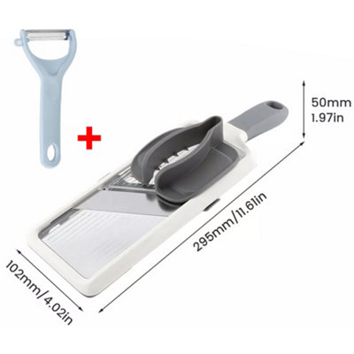 Professional Adjustable Mandolin Slicer & Vegetable Cutter with Hand ...