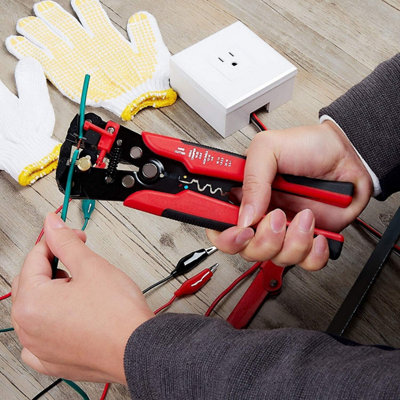 Professional Automatic Wire Striper Cutter Stripper Crimper Pliers ...