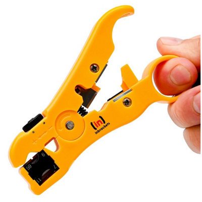 Professional BNC Compression Tool with 20 BNC Compression Connectors & Coax Cable Stripper Multifunctional - 9