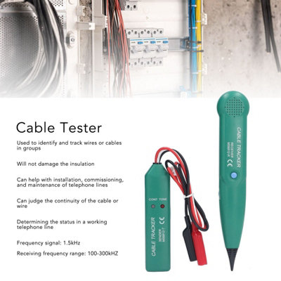 Professional Cable Tester: Durable Line Finder, Wire Tracer, and Telephone Line Detection Tool