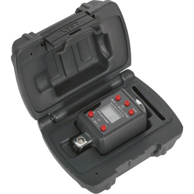 Professional Digital Torque Adaptor with Large LCD Display - 1/2" Drive and 40-200 Nm Range