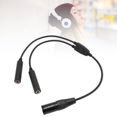 Professional GA Dual Plug Aviation Headset Adapter for Airbus 5-Pin XLR ...
