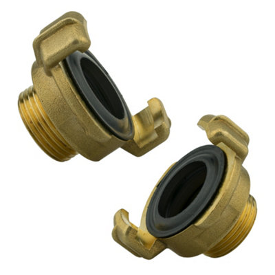 Professional Geka type brass claw hose connectors/fittings, (3/4