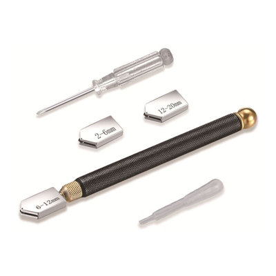 Professional Glass Cutter Glass Cutting Tool Pencil Style Cut Glass 2 ...