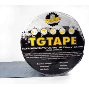 Professional Heavy Duty Butyl Flashing Tape Flashband TGTAPE 10m Long