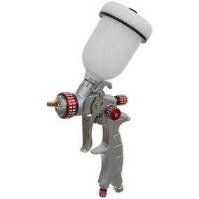 PROFESSIONAL HVLP Gravity Fed Spray Gun / Airbrush - 1mm Touch Up Detail Nozzle