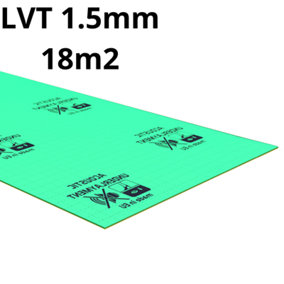 Professional LVT (Vinyl) Underlay 1.5mm - 18m2 (193.75 sqft) - Linking stickers incl. - High Density