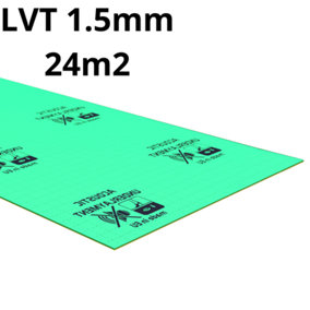 Professional LVT (Vinyl) Underlay 1.5mm - 24m2 (258.33 sqft) - Linking stickers incl. - High Density