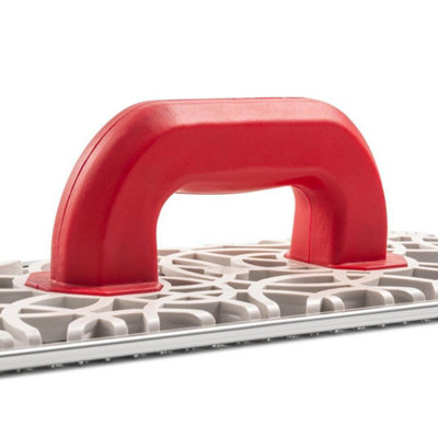 Professional Metal Render Rasp Float with Ergonomic Handle For Styrofoam Insulation Work 380x160mm